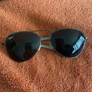 Ray-Ban Dark Lens Aviator Sunglasses